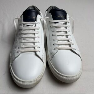 Oliver Cabell White and Black Leather Sneakers